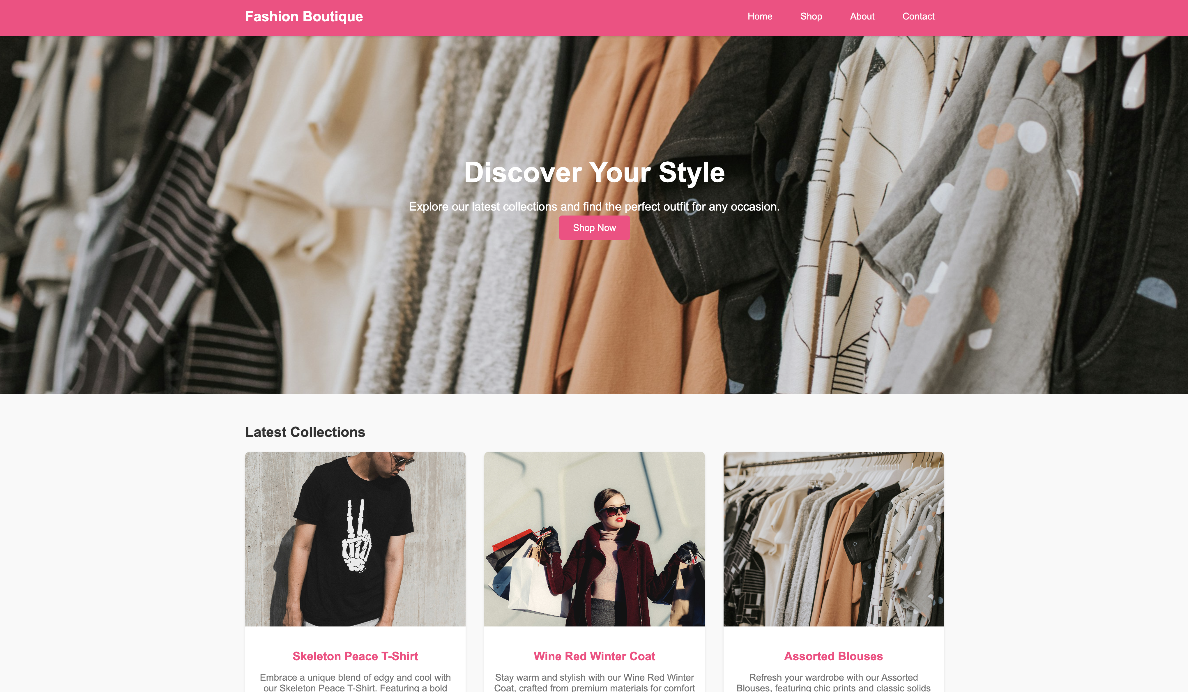 Featured Fashion Website